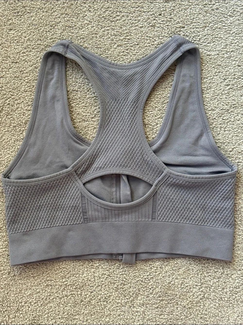 New Balance Front-Zip Racerback Sports Bra! - Picture 2 of 8